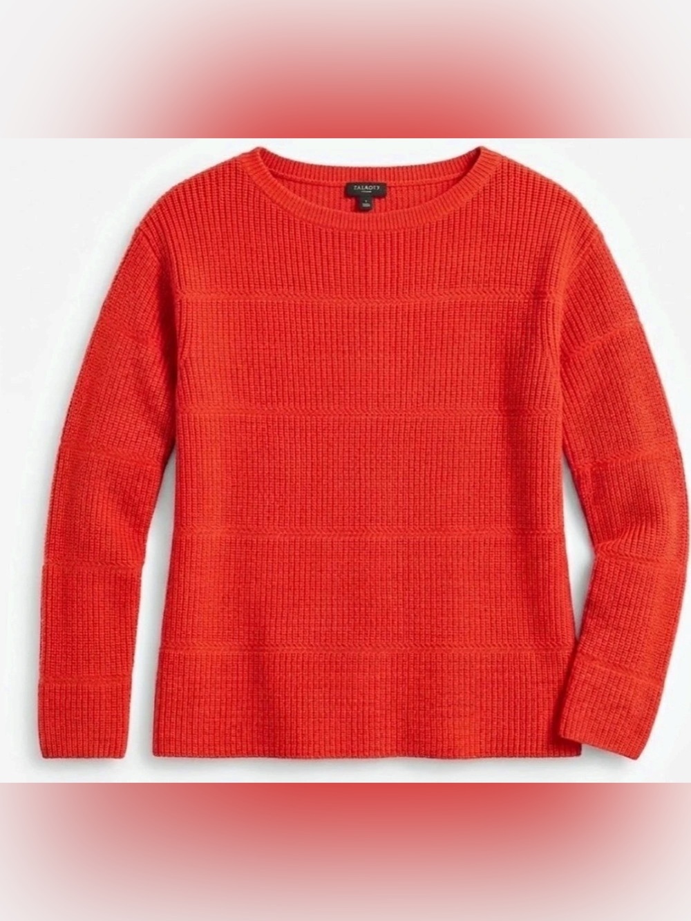Talbots Crew Neck Sweater in Red Like New